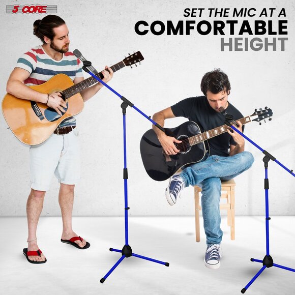 5Core Tripod Mic Stand Adjustable Holder Floor Microphone Boom Arm - Picture 6 of 10